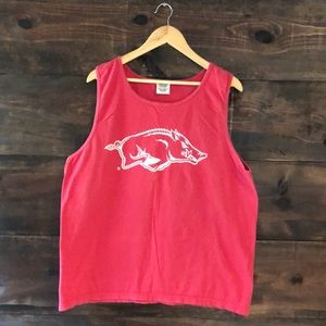 University of Arkansas Razorback tank